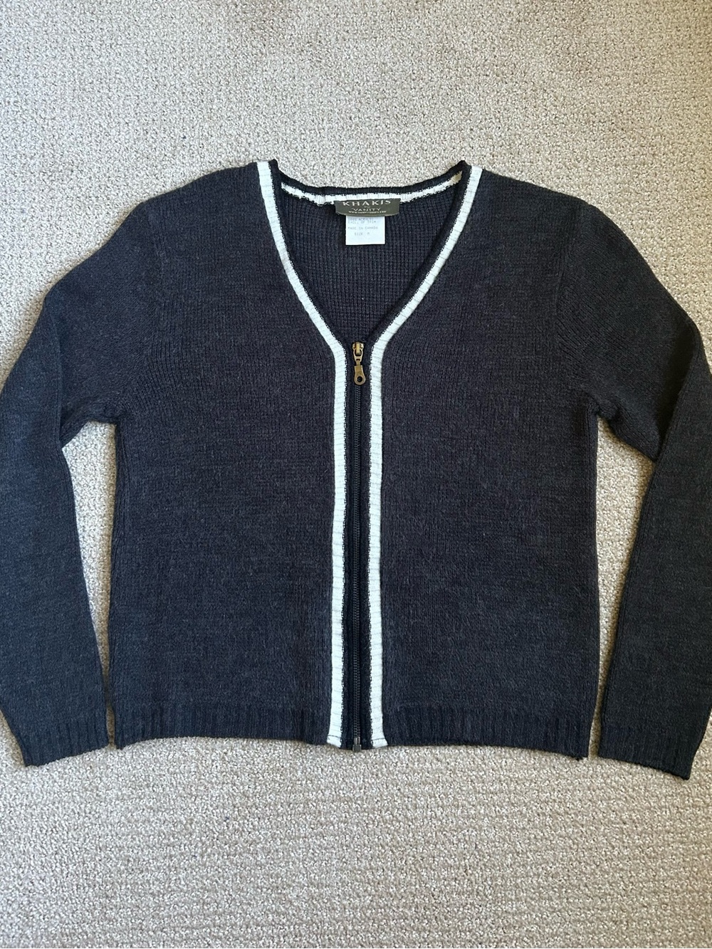 Vintage Sweater Khakis by Vanity Made in Canada Size Medium